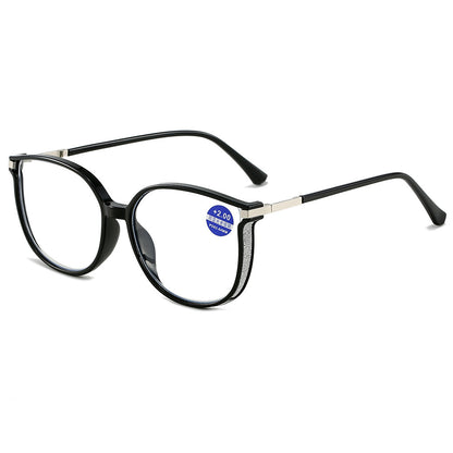 Anti-blue Light Reading Glasses For Women Fashion Large Rim