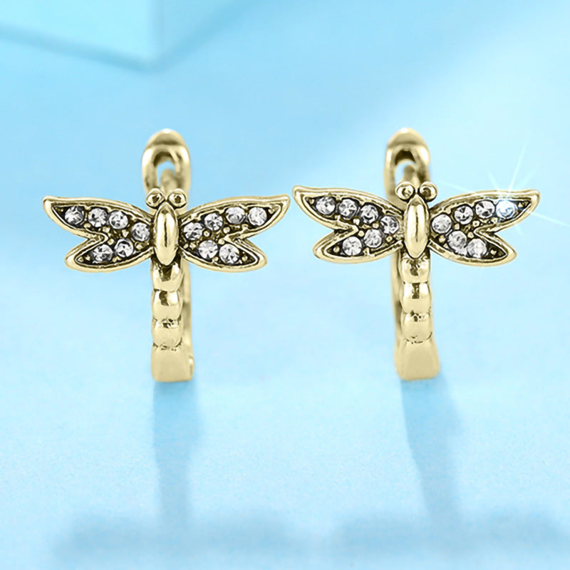 Daily Dragonfly Animal Earrings For Women