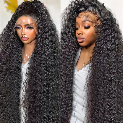 Transparent HD Lace Frontal Curly Wigs