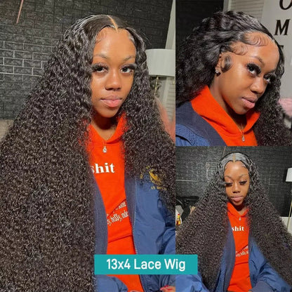 Hd Lace Frontal Deep Wave Curly Wigs