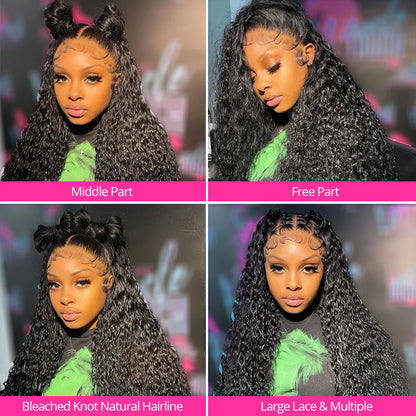 Pre Plucked Deep Wave Curly Wigs