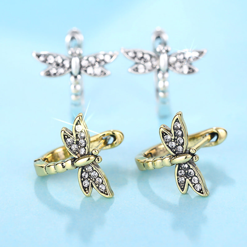 Daily Dragonfly Animal Earrings For Women