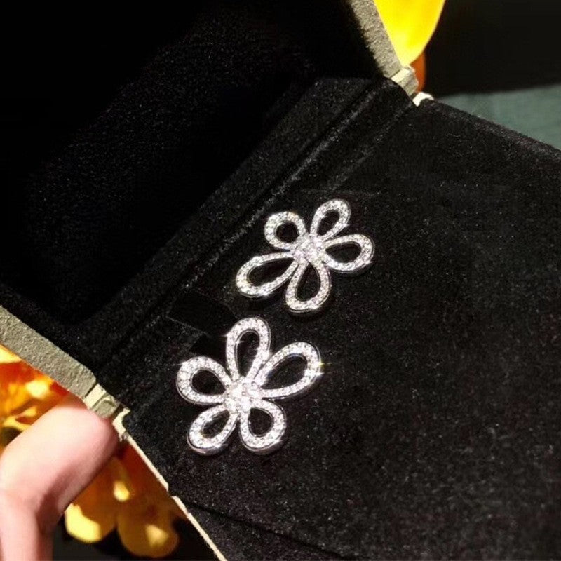 Hollow Sunflower Earrings For Women